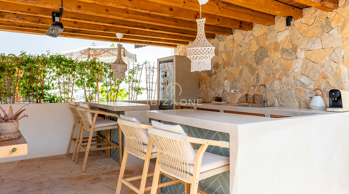 Stylish luxury bohemian villa with sunset views for sale, Ibiza