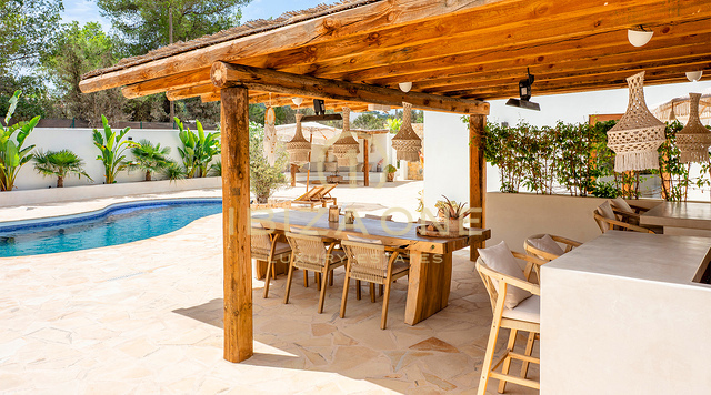 Stylish luxury bohemian villa with sunset views for sale, Ibiza