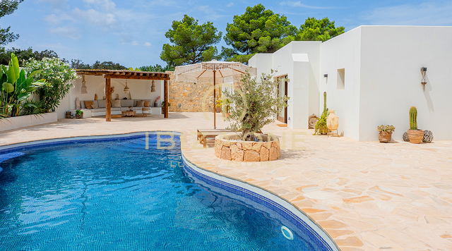 Stylish luxury bohemian villa with sunset views for sale, Ibiza