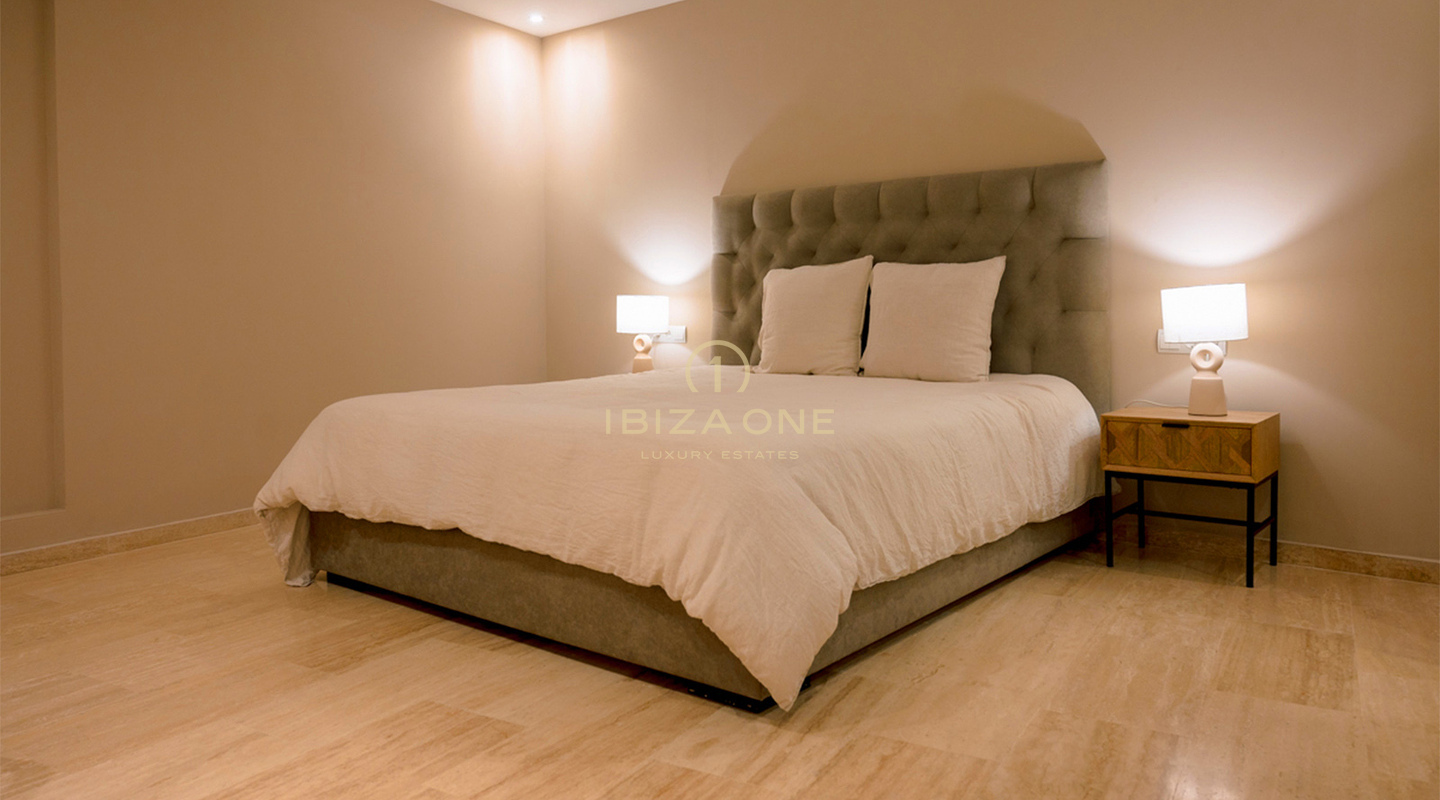Luxurious and stylish ground floor apartment with space, light and privacy for sale, Ibiza