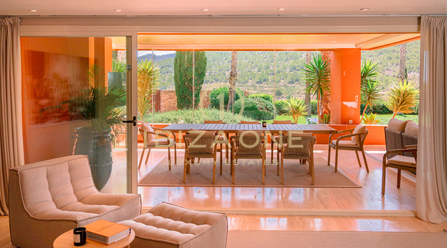 Luxurious and stylish ground floor apartment with space, light and privacy for sale, Ibiza