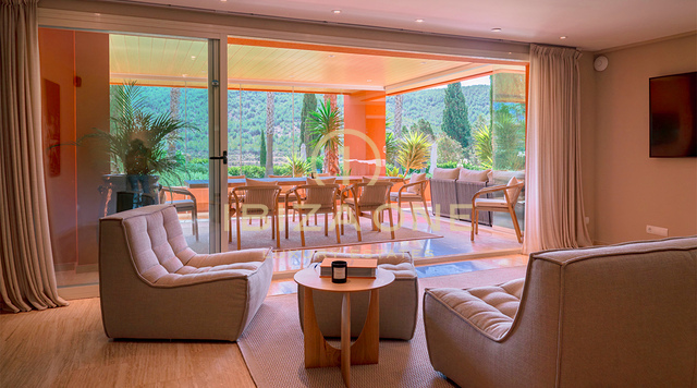 Luxurious and stylish ground floor apartment with space, light and privacy for sale, Ibiza