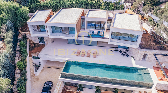 Zeitgenössische, luxuriöse Meisterwerk-Villa in Vista Alegre zu verkaufen, Ibiza