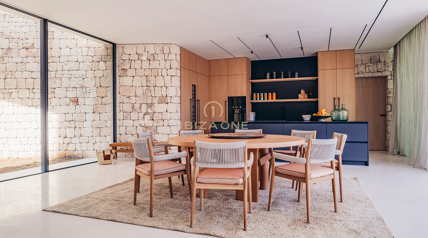 Moderne, luxe meesterwerkvilla in Vista Alegre te koop, Ibiza