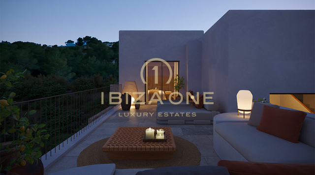 Terreno di lusso con licenza e scavo completato al 90% in vendita a Roca Llisa, Ibiza