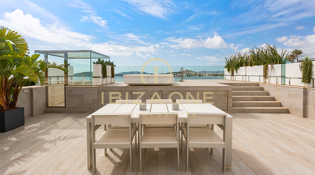 Exceptional Luxury Duplex Penthouse with Panoramic Sea Views for Sale – Es Pouet, Talamanca, Cap Martinet, Ibiza