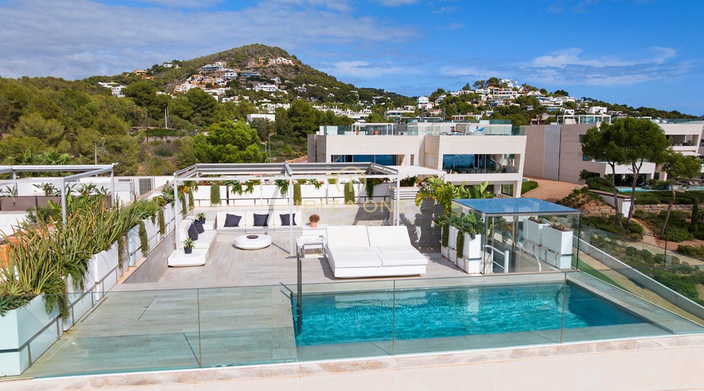 Eccezionale attico duplex di lusso con vista panoramica sul mare in vendita - Es Pouet, Talamanca, Cap Martinet, Ibiza
