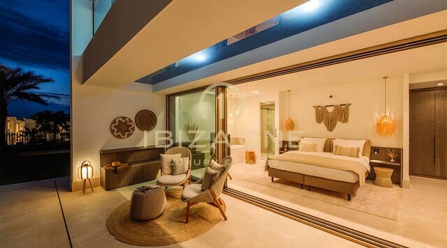 Exclusive Luxury Villa with Breathtaking Sea Views & Sunset Views Toward Es Vedrà For Sale, biza - Touristic Rental Licensein in Hand