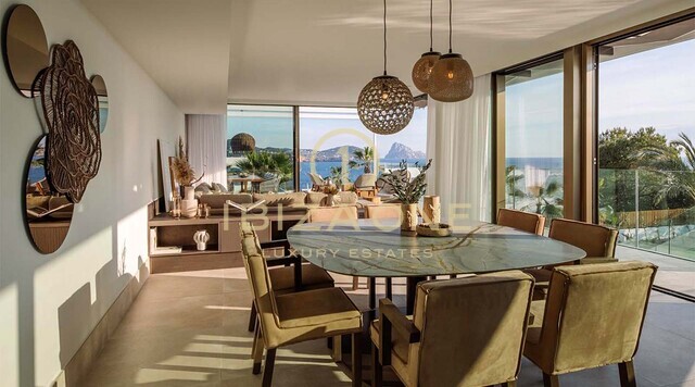 Exclusive Luxury Villa with Breathtaking Sea Views & Sunset Views Toward Es Vedrà For Sale, biza - Touristic Rental Licensein in Hand
