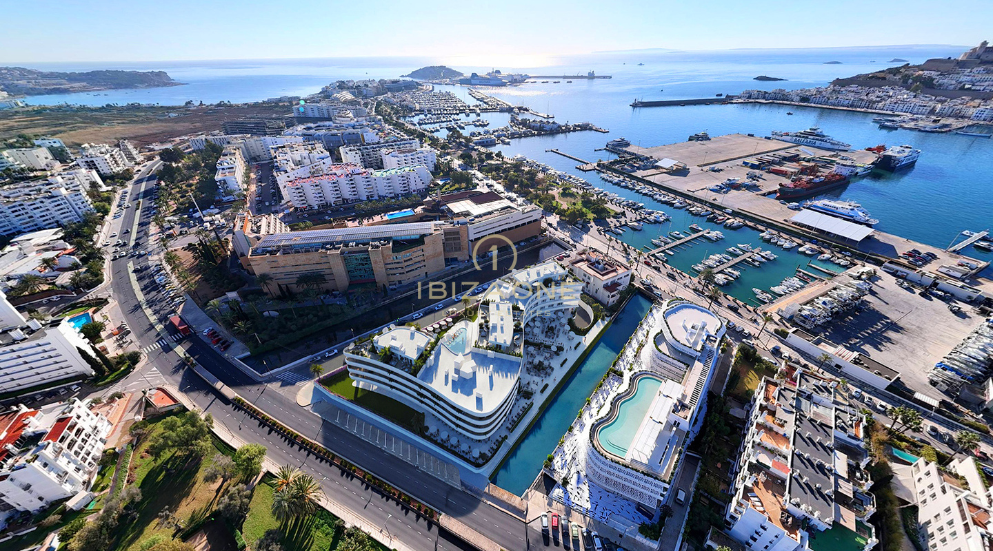 Supermoderne Luxusapartments mit unvergleichlichem Panoramablick auf das Meer und Dalt Vila zu verkaufen – The N Residences Ibiza – von 830.000 € bis 4.500.000 €