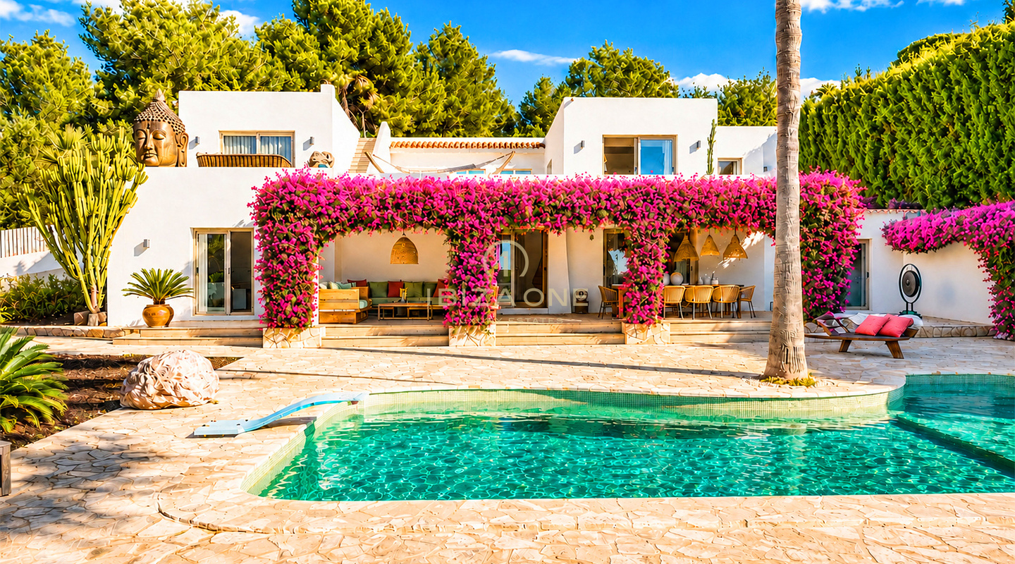 Affascinante Finca di lusso con campo da padel in un ambiente verde e tranquillo in vendita a Ibiza
