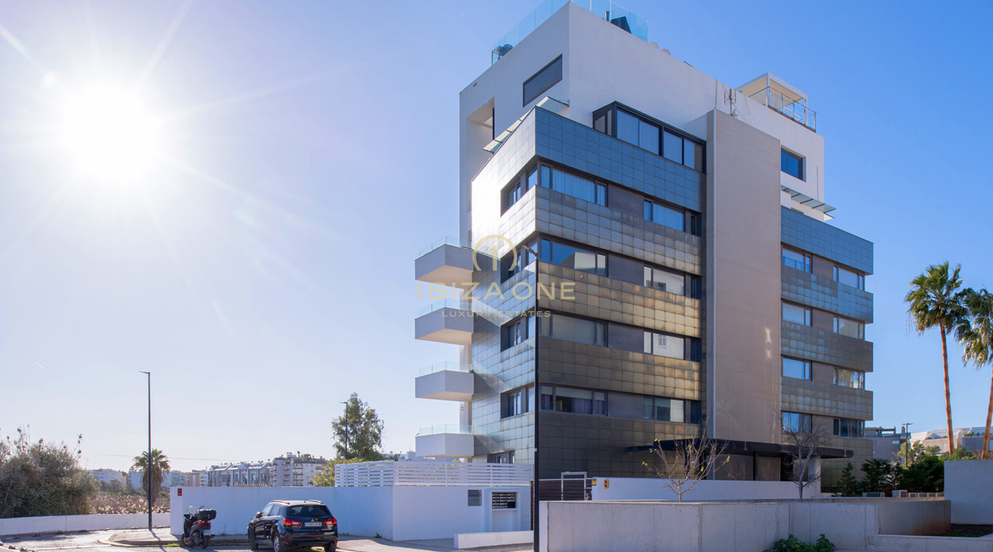 Elegant luxury sea view apartment near Talamanca Bay for sale, Ibiza