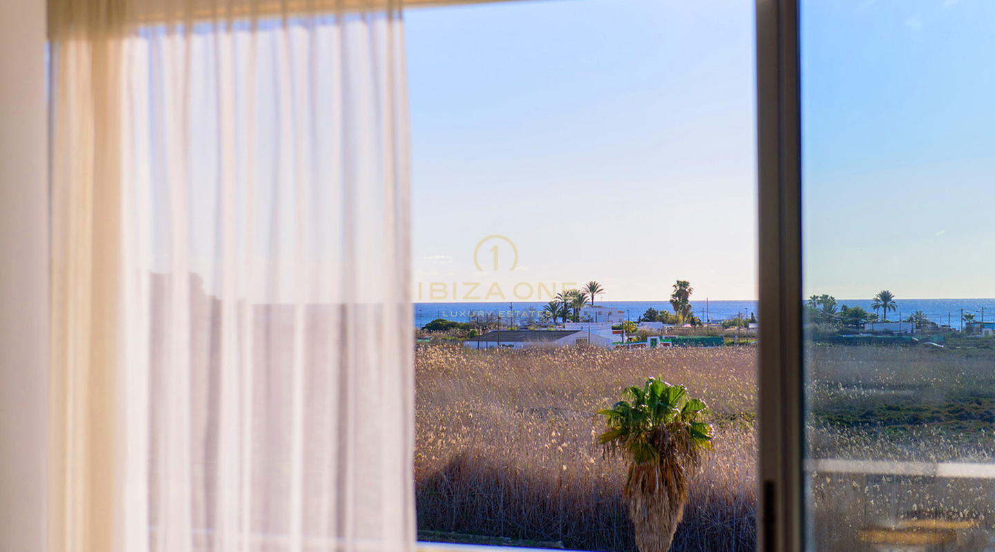 Elegant luxury sea view apartment near Talamanca Bay for sale, Ibiza