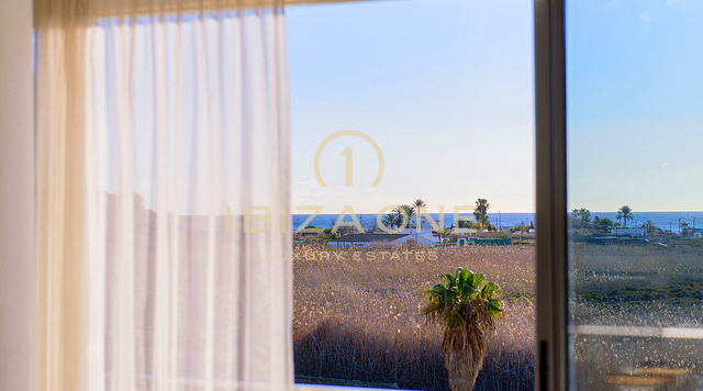 Elegant luxury sea view apartment near Talamanca Bay for sale, Ibiza