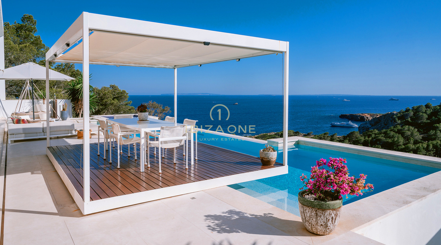 Spacious Luxury Villa with Spectacular Sea Views Next to Ibiza’s Only Golf Course For Sale in Roca Llisa
