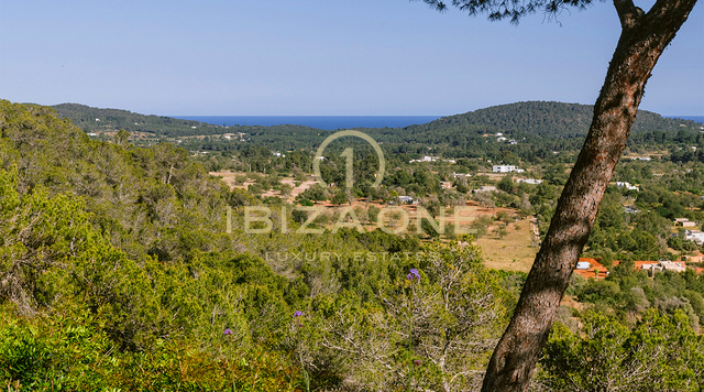 Villa de luxe familiale avec vue sur mer à louer près de San Lorenzo, Ibiza – Piscine d'eau salée, maison d'hôtes, intimité
