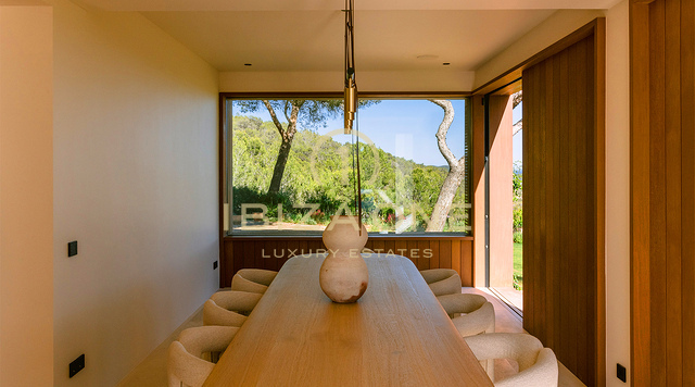 Family-Friendly Luxury Villa with Sea Views for Rent close to San Lorenzo, Ibiza – Saltwater Pool, Guest House, Privacy