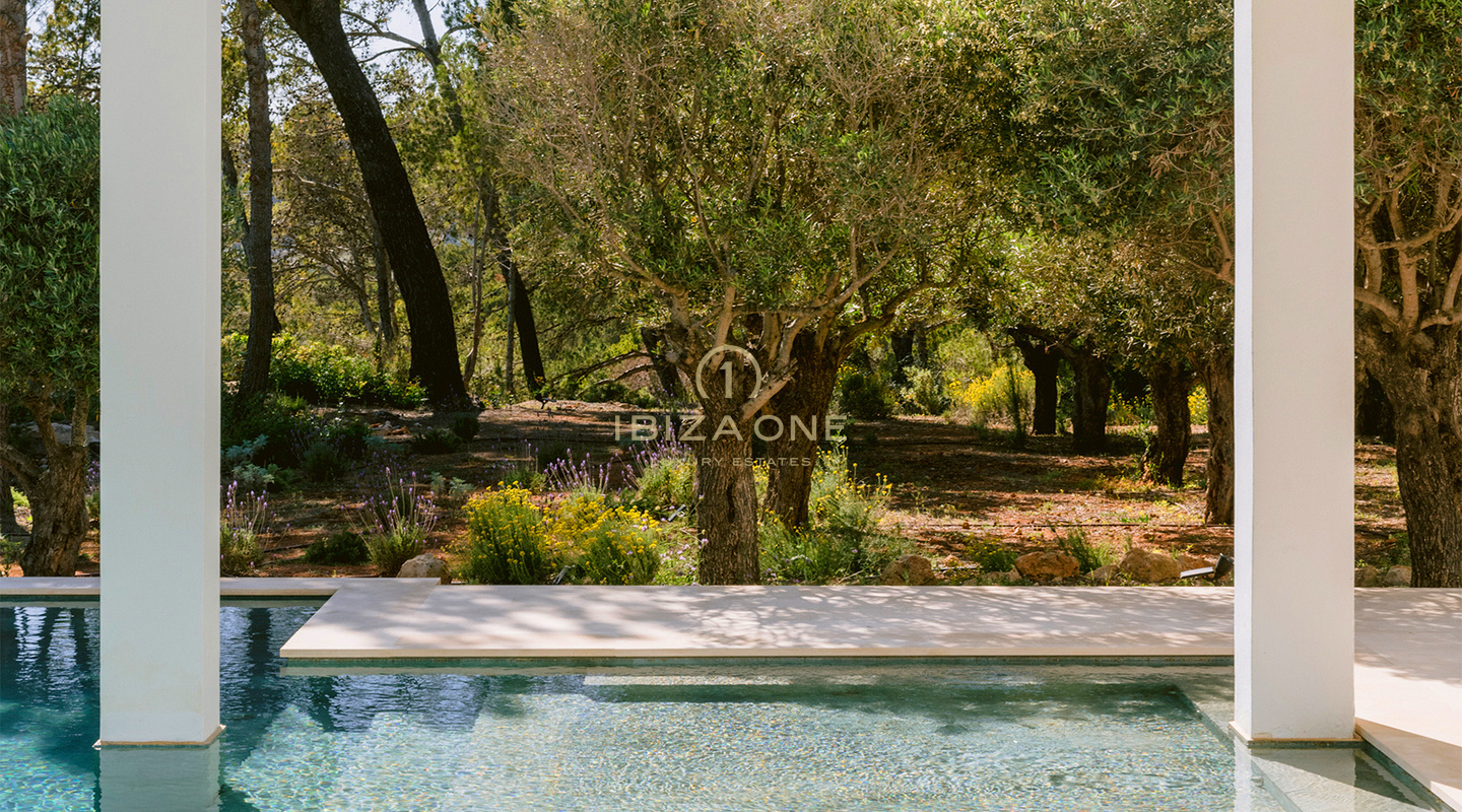 Villa di lusso adatta alle famiglie con vista sul mare in affitto vicino a San Lorenzo, Ibiza - Piscina di acqua salata, Guest House, Privacy