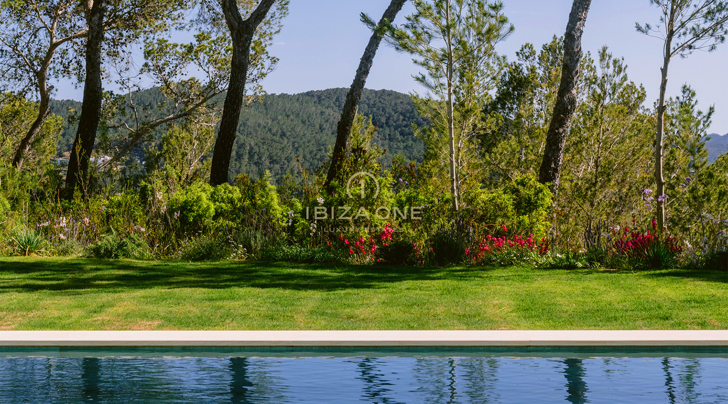 Villa di lusso adatta alle famiglie con vista sul mare in affitto vicino a San Lorenzo, Ibiza - Piscina di acqua salata, Guest House, Privacy