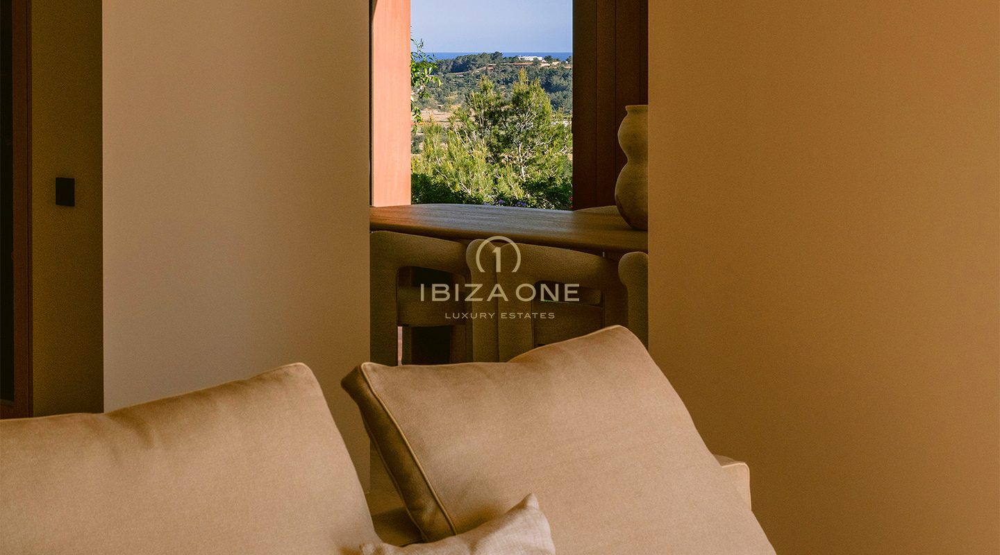 Villa di lusso adatta alle famiglie con vista sul mare in affitto vicino a San Lorenzo, Ibiza - Piscina di acqua salata, Guest House, Privacy