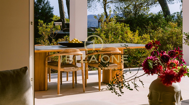 Family-Friendly Luxury Villa with Sea Views for Rent close to San Lorenzo, Ibiza – Saltwater Pool, Guest House, Privacy