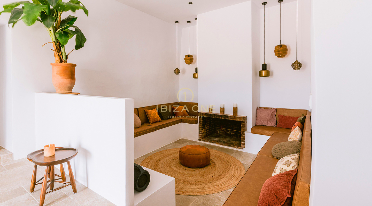 Villa de luxe unique au charme bohème chic avec maison d'hôtes – À vendre à Sant Jordi, Ibiza