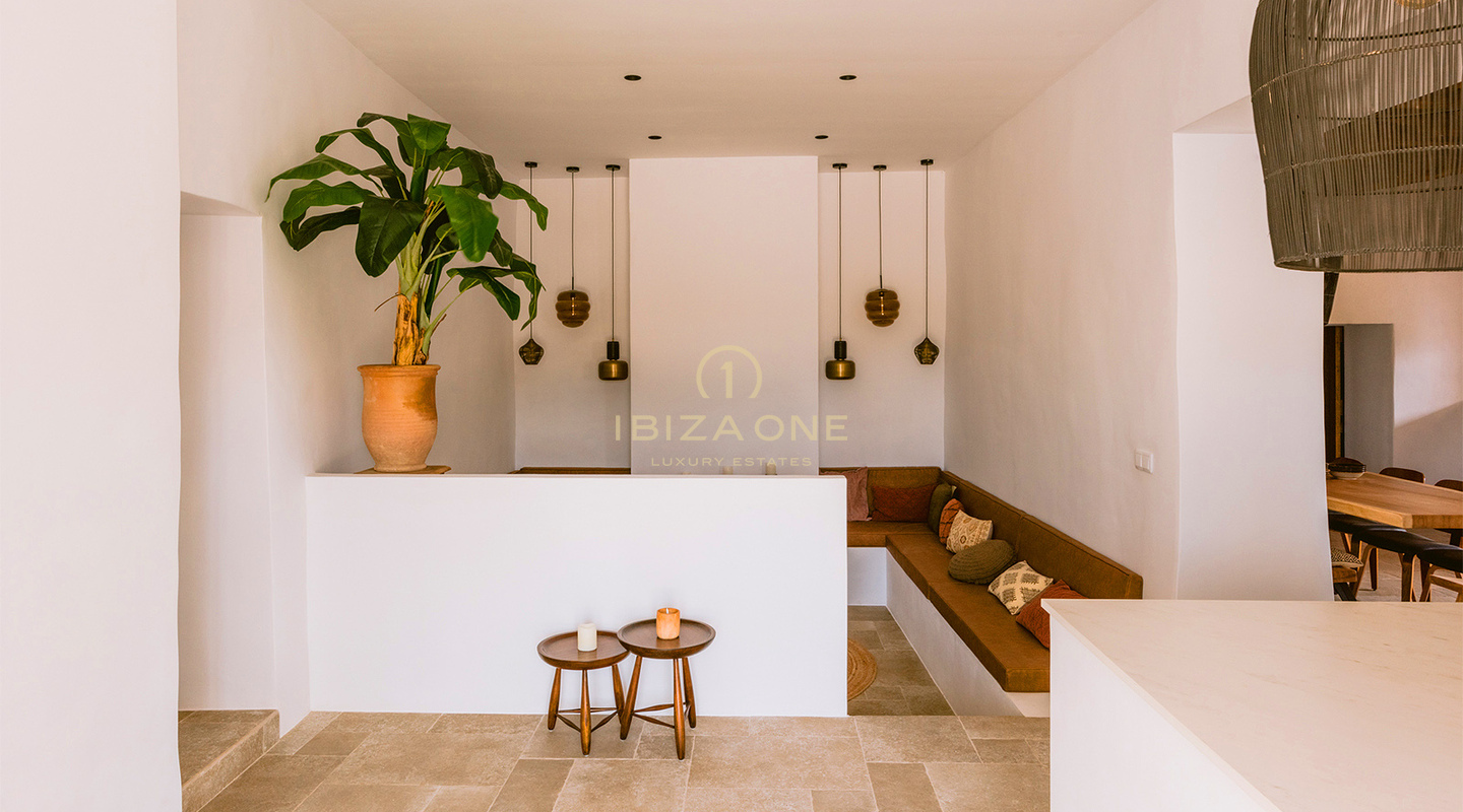 Luxuriöse, einzigartige Villa im Bohème-Chic mit Gästehaus – Zu verkaufen in Sant Jordi, Ibiza