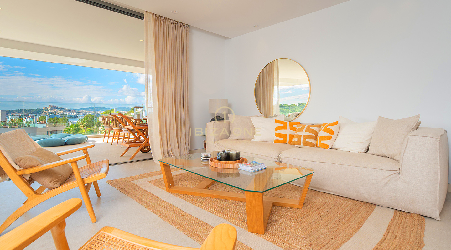 Luxury 4-Bedroom Penthouse in WHITE ANGELS TALAMANCA with Private Rooftop Pool, Panoramic Sea Views and View to D´alt Vila For Sale, Ibiza