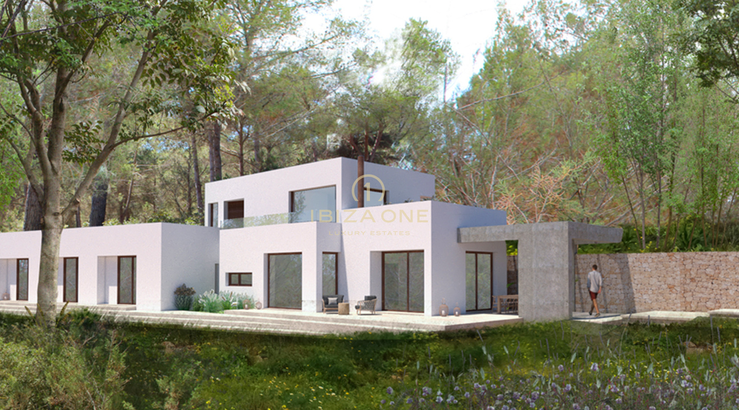 Parcela edificable de lujo con licencia aprobada en San Lorenzo, una de las últimas oportunidades en venta en el corazón de Ibiza.
