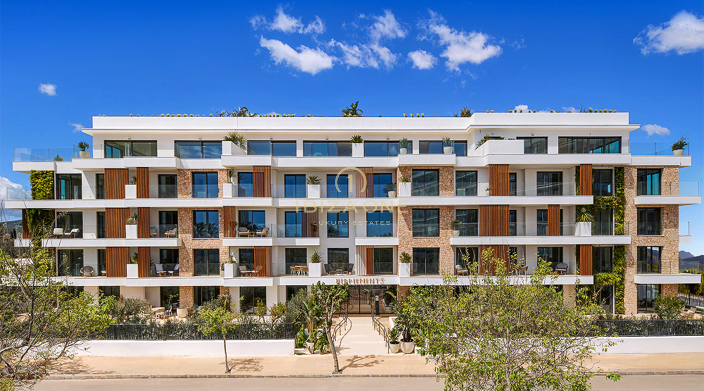 Het meest exclusieve appartementencomplex van Ibiza met panoramisch uitzicht op zee richting Formentera te koop, Ibiza - Prijzen van € 820.000 tot € 3.950.000