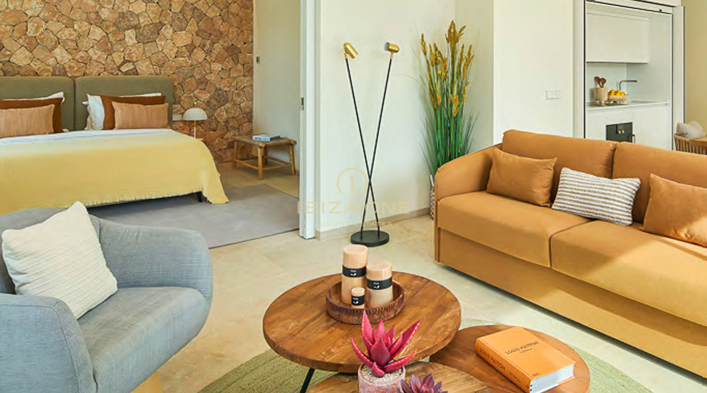 Het meest exclusieve appartementencomplex van Ibiza met panoramisch uitzicht op zee richting Formentera te koop, Ibiza - Prijzen van € 820.000 tot € 3.950.000