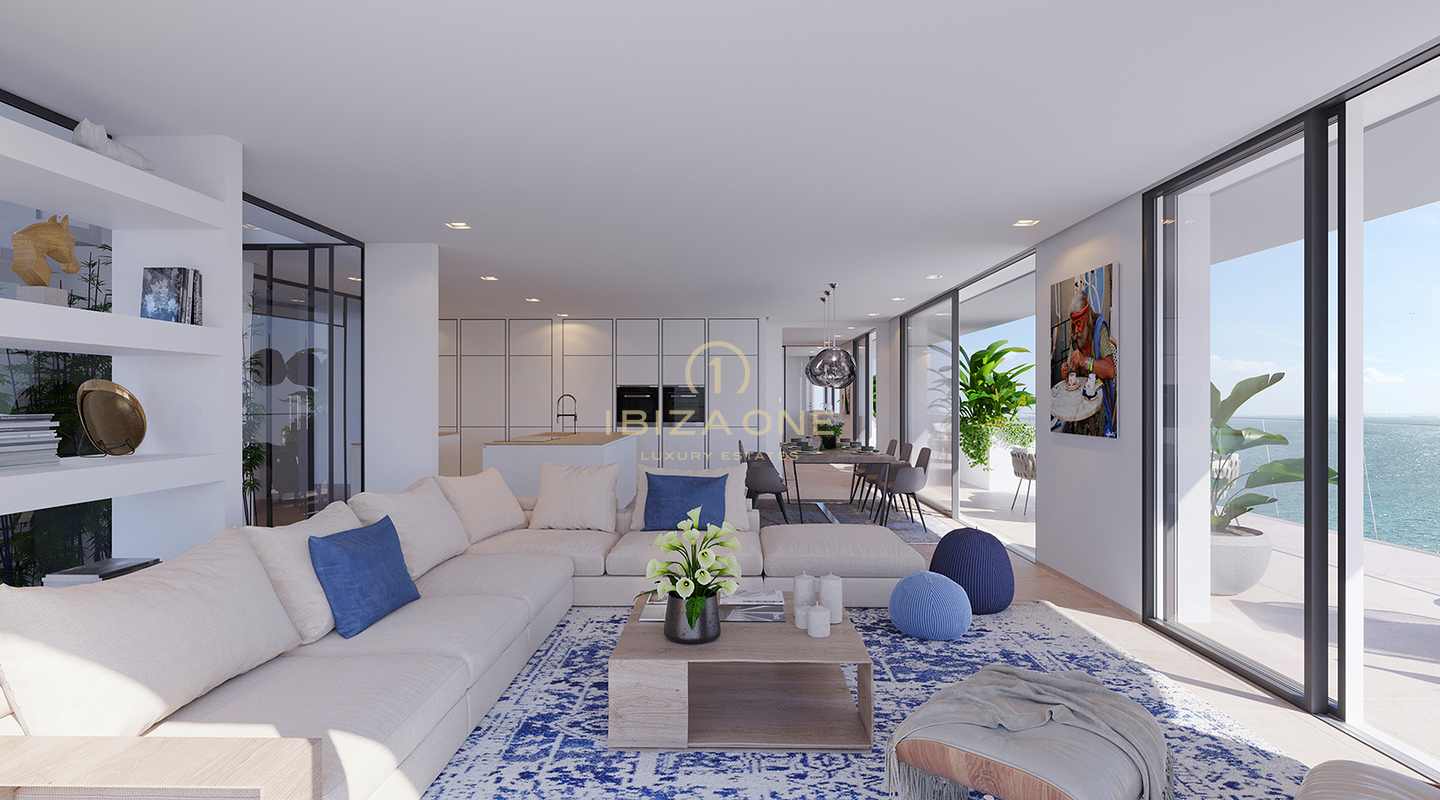In vendita a Ibiza 3 appartamenti con splendida vista mare, con prezzi che variano da 1.750.000 € a 3.250.000 €.