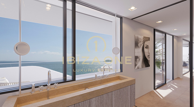 Drei Apartments mit traumhaftem Meerblick auf Ibiza zu verkaufen. Preise: 1.750.000 € bis 3.250.000 €.