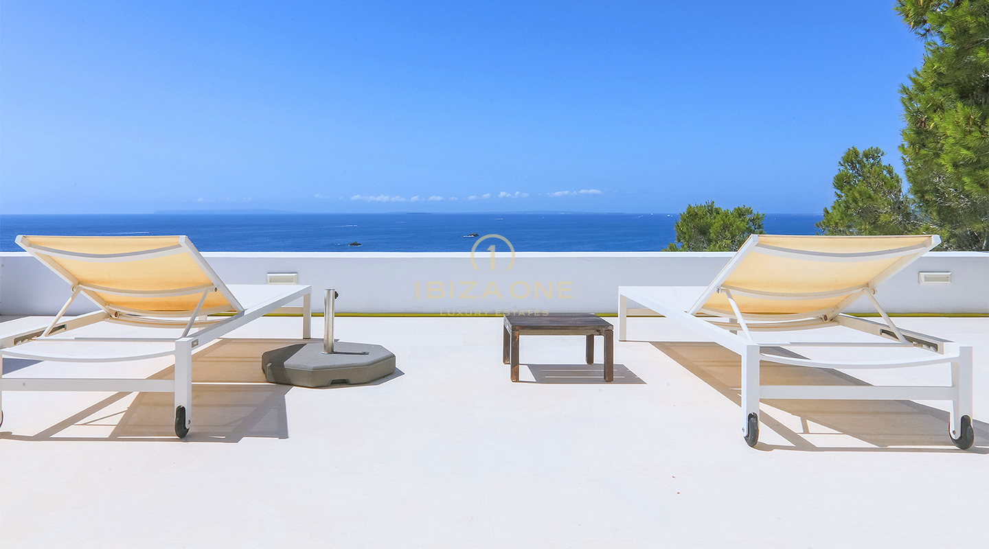 Villa exclusive avec vue sur mer à Roca Llisa – L'un des complexes résidentiels privés les plus prestigieux d'Ibiza, à vendre à Ibiza