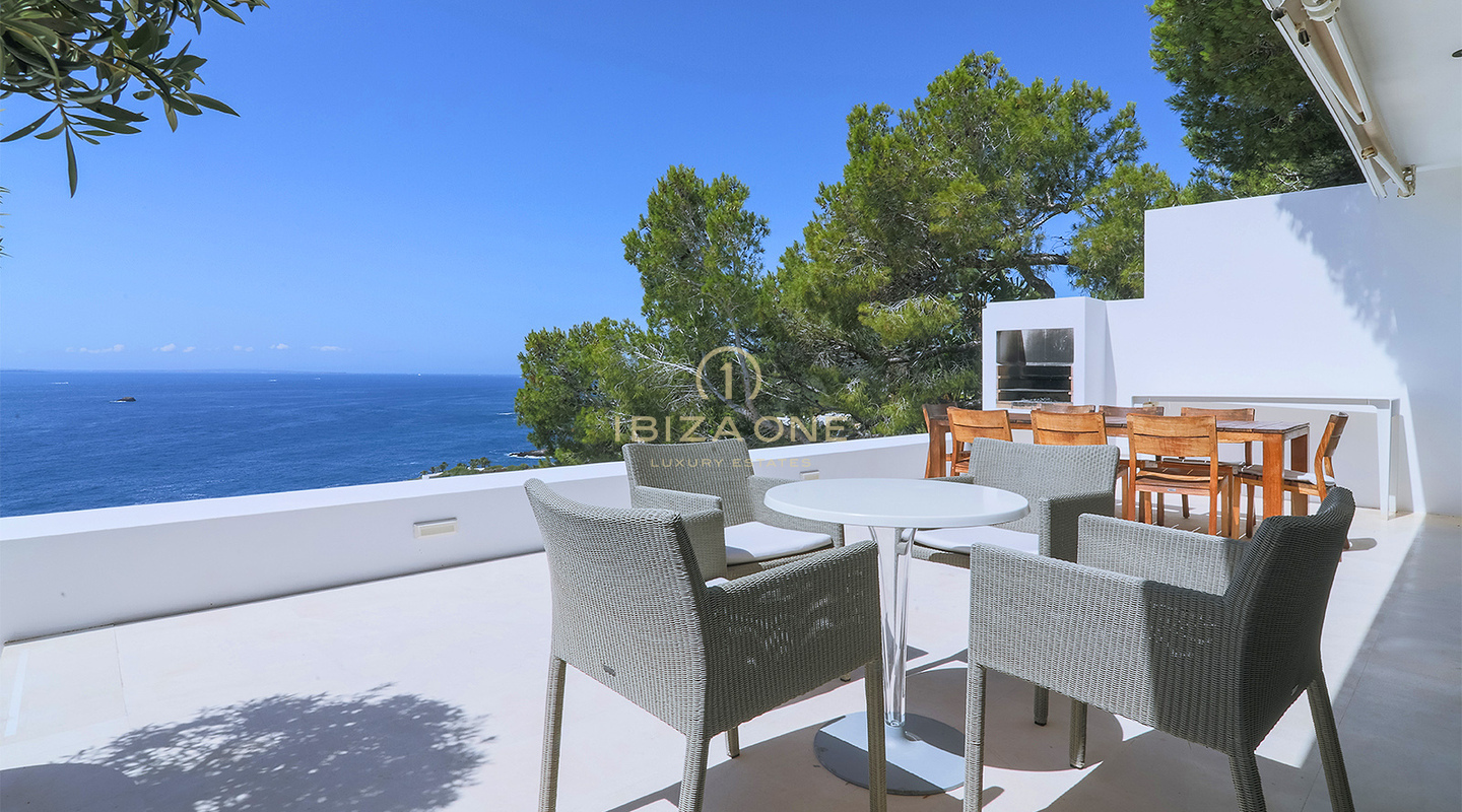 Villa exclusive avec vue sur mer à Roca Llisa – L'un des complexes résidentiels privés les plus prestigieux d'Ibiza, à vendre à Ibiza