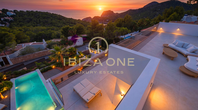 Exceptional New-Build Luxury Villa with Panoramic Sea & Sunset Views for Sale on Ibiza’s West Coast, Ibiza