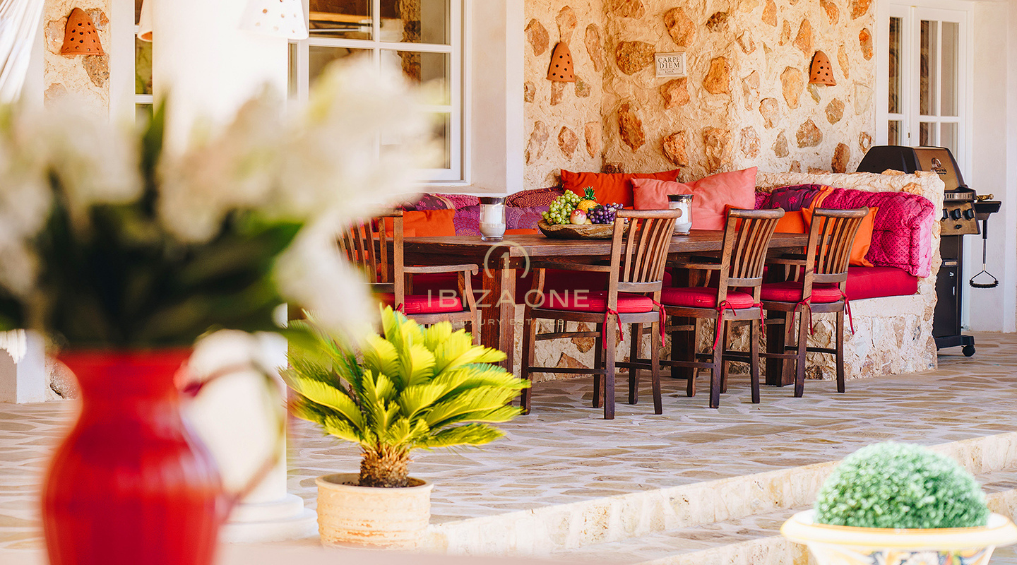 Exceptional French-Italian Luxury Villa with 180° Sunset and Sea Views for Rent, Ibiza