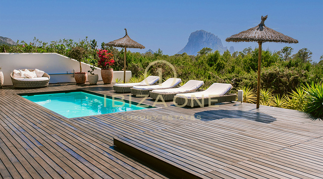 Exceptional Luxury Villa with Iconic Es Vedrà and Panoramic Sea Views for Sale in Cala Carbó, Ibiza