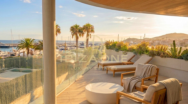 Super Luxury First-Line Waterfront Apartments with 180° Sea Views Next to Santa Eulalia Marina for Sale, Ibiza - ranigng from €1.56m to €2.4m