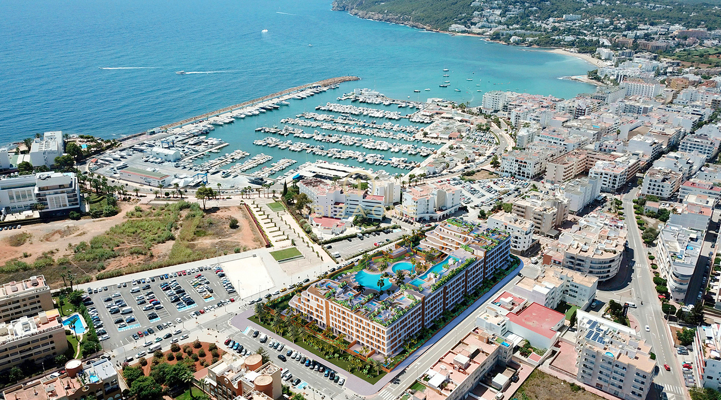Esclusivi appartamenti di lusso con vista mare e servizi a cinque stelle in vendita presso Aguas de Ibiza, Ibiza
Complesso residenziale con 29 appartamenti disponibili e splendida vista mare dal secondo piano in su, con prezzi che variano da 963.000€ a 3.850.000€ in vendita, Ibiza.