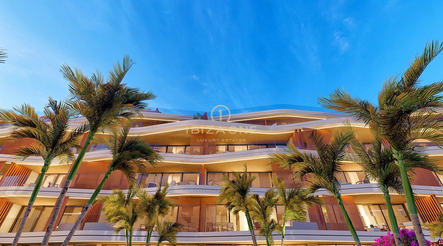 Exklusive Luxusapartments mit Meerblick und Fünf-Sterne-Service von Aguas de Ibiza zu verkaufen, Ibiza
Apartmentkomplex mit 29 verfügbaren Wohnungen und atemberaubendem Meerblick ab dem zweiten Stock. Die Preise liegen zwischen 963.000 € und 3.850.000 €. (Ibiza)