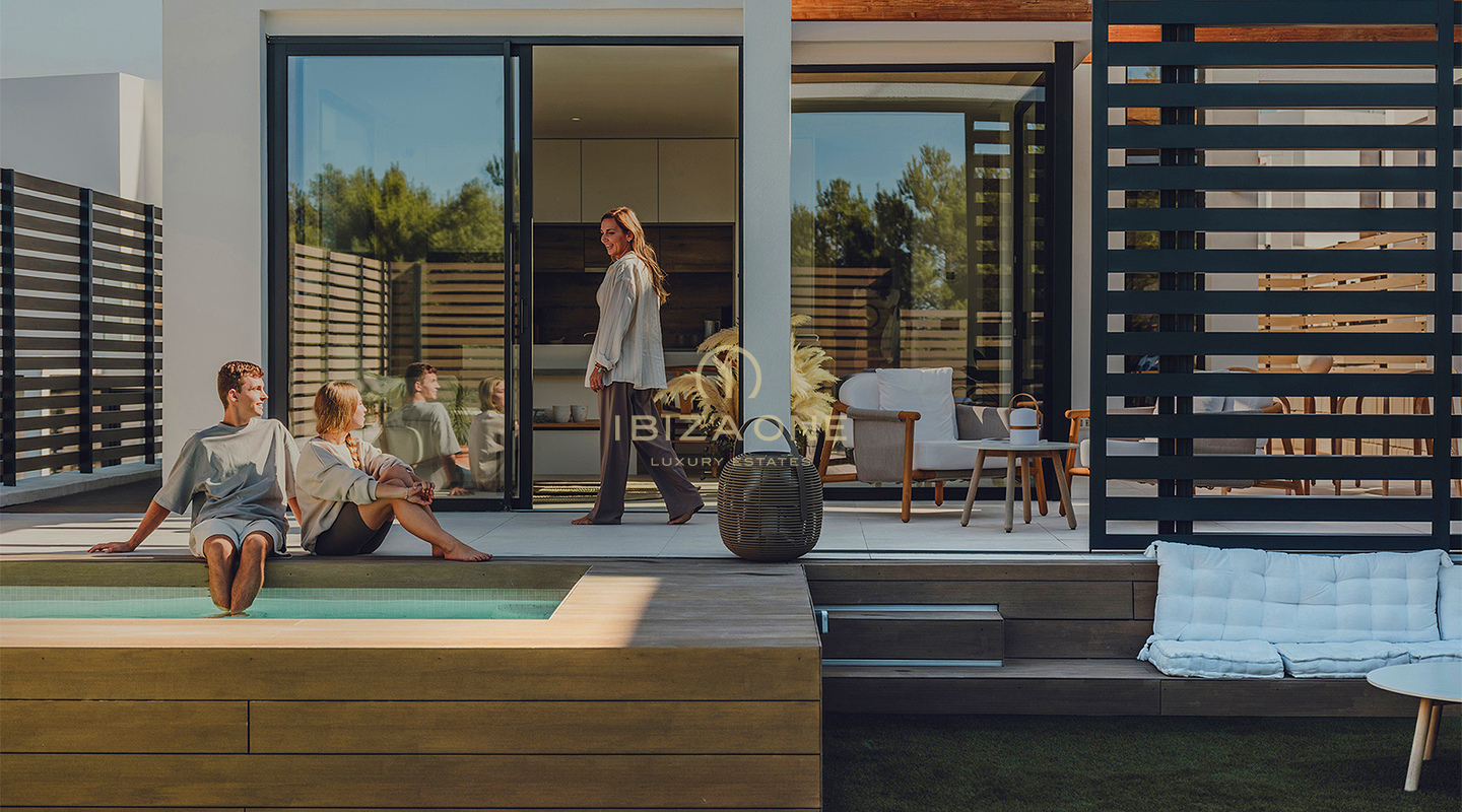 10 Exclusive Newly Built Luxury Villas with Rooftop Terraces for Sale in Cala Tarida, Ibiza – From €904,000  to €1.095M