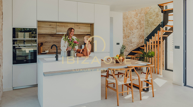 10 esclusive ville di lusso di nuova costruzione con terrazze sul tetto in vendita a Cala Tarida, Ibiza – Da €904.000 a €1.095.000