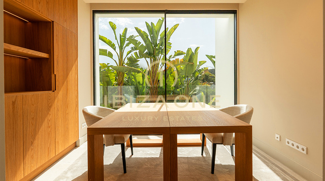 Brand-New Designer Luxury Villa with Sea Views, Private Pool and Gaggenau Kitchen for Sale in Can Furnet, Ibiza